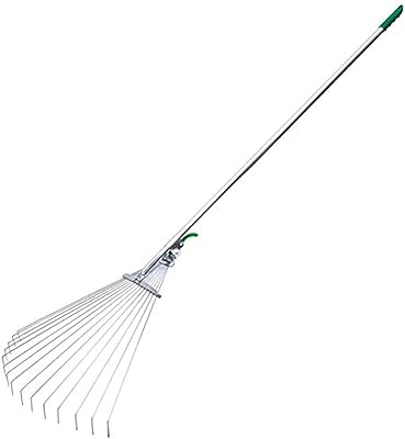Range with Perol telescopic garden leaves, durable lawn leaf, folding shovel, terrace leaf, metal grass 15 teeth - GLS.. Shop with confidence at DIAYTAR NIGERIA, offering thousands of products with budget-friendly shipping.