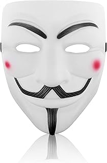 Children's hack mask, cosplay costume - V for vendetta, ninja spy mask, anonymous guy mask, Halloween masks.. Make shopping fun and stress-free with DIAYTAR Nigeria.