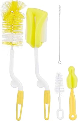 BE One - Set of Multifunction Cleaning Tools, 5 Pieces, to clean the cups, bottles, bottles, brush, bottle and purifier, random color (A).. DIAYTAR NIGERIA: Your one-stop e-commerce destination with affordable prices and nationwide delivery in 5-8 days.