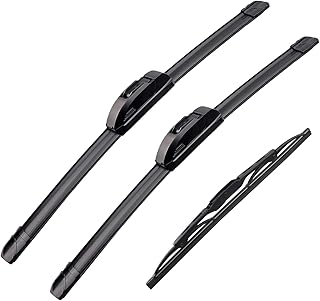 Water windshield wipers 20 " + with 13" Automobiles rear spare wipers for Ford.. DIAYTAR NIGERIA: Connecting Nigerians with affordable products delivered promptly nationwide.