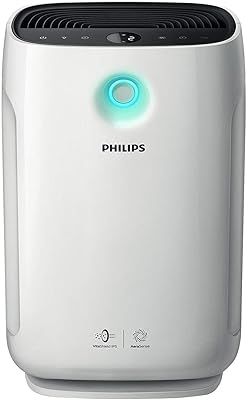Connected air purifier Philips 2000i series, eliminates 99.97 % of fine particles, return to real -time air quality, anti -allergen, reduces odors and gases, HEPA and active charcoal, AC2889/60.. DIAYTAR NIGERIA: Where every click leads to affordable purchases delivered promptly to your door.