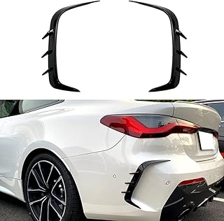 ABS plastic car rear bumper cover, lateral ventilation decoration for BMW 4 G22 G23 425i M440i M series, sports car accessories, 2 rooms.. Navigate through thousands of products at pocket-friendly prices with DIAYTAR NIGERIA's easy-to-use platform.
