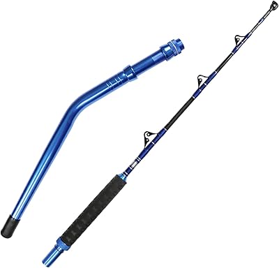 FIBLINK 2 rooms Robust fishing cane/Fishing rod in sea of ​​salt water traditional fishing cane with swivel guides (13.6-22.67 kg/22.67-36.34 kg/36.36 kg-54.44 kg, 1.5 m-1.8 cm).. Nigeria shops with DIAYTAR — wide selection, fast shipping, and great value.