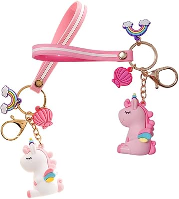 Toy & una Keying in Rubber Cabbing Clark Cute Cleaning Silicone Silicone Cartoon Silicon Walks Bag Bag Kee coat 2 pieces white pink.. DIAYTAR Nigeria: trusted by thousands for fast, reliable delivery.