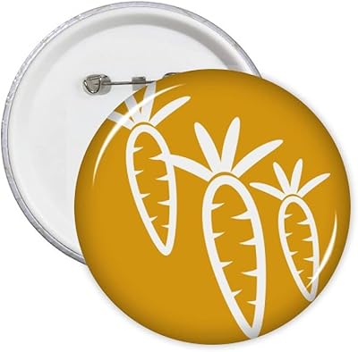Plant expression Happy Carrot Body Pins Badge Emblème Accessory Decoration 5pcs.. DIAYTAR NIGERIA delivers affordability and convenience to your doorstep within 8 days of purchase.