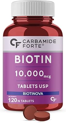 Forte biotin carbamide 10,000 mcg for hair growth, skin and nails - 120 plant tablets.. Affordable online shopping is just a click away with DIAYTAR Nigeria.
