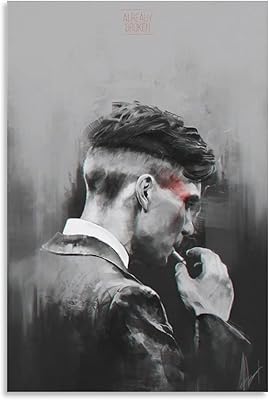 Hiticera art posters Thomas Shelby, Wall posters on canvas and modern art images printed for family room decoration, 12 x 18 inches (30 x 45 cm).. Shop from Nigeria's largest product selection at DIAYTAR, with budget-friendly prices and swift delivery.