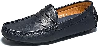 Nohyr shoes dressed for men shoes for men spring comfortable flat shoes classic leather original leather casual shoes for men (color: horttel, size: 45).. DIAYTAR NIGERIA brings the marketplace to your home with budget-friendly prices and nationwide delivery.