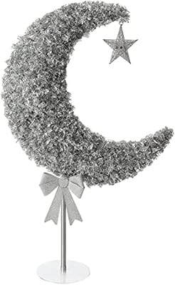 Silver croissant tree - 3 feet for interior decoration during Ramadan and Eid.. Get the deals you love and the delivery speed you need at DIAYTAR Nigeria.