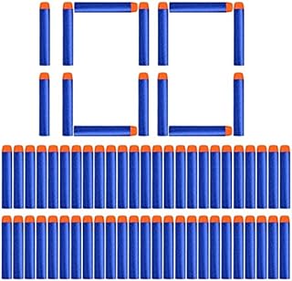 100 pieces of rechargeable launcher Nerf N-Strike Elite Series of 7.2 cm for children by Mahmir (Blue).. Fast, easy, and affordable — that’s shopping the DIAYTAR Nigeria way.