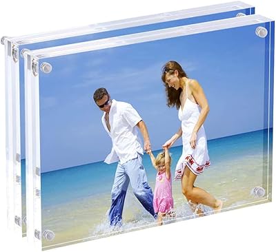 Acrylic photo frames, double -sided magnetic photo frame 3.5 "x 5", postcard display without frame for office (5 ").. Fast, easy, and affordable — that’s shopping the DIAYTAR Nigeria way.