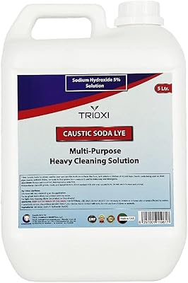 Caustic soda solution 5% Multi-Usages for intensive 5L of trioxy cleaning.. DIAYTAR NIGERIA: Your one-stop e-commerce destination with affordable prices and nationwide delivery in 5-8 days.