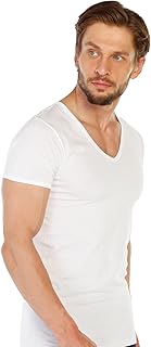 Body jersey without label for men, V -neck, soft organic cotton (6) tolin0317 package.. Experience shopping freedom with DIAYTAR NIGERIA's comprehensive marketplace delivered within 8 days.