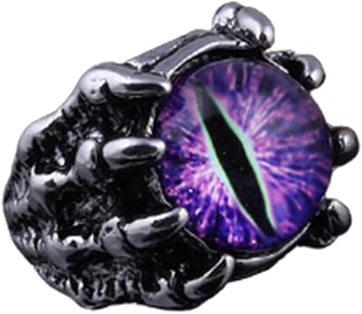 Gothic ring in crocodile eye for men, signature ring, vintage open stainless steel ring, adjustable party rings, punk biker ring, gift, stainless steel.. Quick delivery. Quality products. Great deals. That’s DIAYTAR Nigeria.