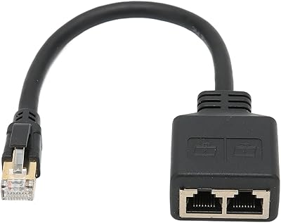 RJ45 distributor adapter, RJ45 Ethernet Distributor Cable Gold Plated Plated Signal Interference for Home and Office.. Discover why DIAYTAR NIGERIA is the smart shopper's choice for affordable products delivered nationwide.