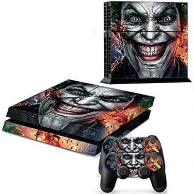 Killer clown design sticker cover for PlayStation 4 and Manettes.. Skip the traffic, shop online — DIAYTAR Nigeria brings it to you.