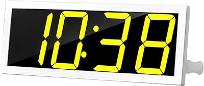 Large intelligent digital wall clock, application control, time/temperature, 100 colors display, sound recording and activation and countdown function, brightness and continuous volume, alarm with repetition.. DIAYTAR NIGERIA: Your affordable gateway to thousands of products delivered promptly nationwide.