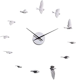 Digital wall clock, white wall clock, creative bird design, simple and silent clock for the house, the bedroom, the living room, the office.. No hassle, just shopping — DIAYTAR Nigeria delivers in under 8 days.