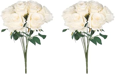 Yatai pack of 2 artificial flowers for decoration interior plants in silk flowers.. DIAYTAR NIGERIA combines the largest product selection with affordable prices and reliable delivery.