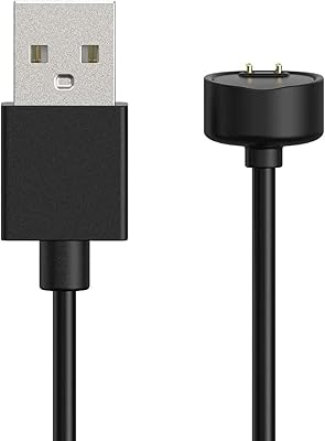 Charger compatible with Xiaomi Mi Band 5, Magnetic Landing Cable Portable replacement of 50 cm for Xiaomi Mi Band 5 - Black.. Embrace the convenience of DIAYTAR NIGERIA with thousands of products at your fingertips, delivered nationwide.