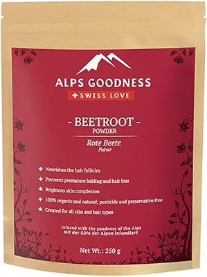 Alps goodness beet powder for skin and hair, 250 g | 100 % natural powder | Hydrates and nourishes hair and skin | without chemicals, without preservatives, without pesticides.. Experience the ease of modern shopping with DIAYTAR NIGERIA's comprehensive platform and quick delivery.