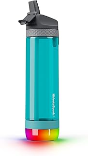 Bottle of intelligent plastic hydrates Spark Tritan, follows water consumption and shines to remind you of staying hydrated - straw lid - sea glass.. DIAYTAR NIGERIA makes online shopping accessible with our comprehensive platform and prompt delivery service.