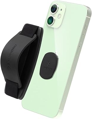 Detachable mobile support injects for wireless load compatible with iPhone 12 and mounting handle for sinji smartphones - black.. Experience shopping without stress at DIAYTAR NIGERIA's comprehensive and budget-friendly platform.