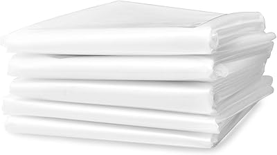 5 sheets of fabric hanging plastic, plastic covers for waterproof and dusting fabric paint, dust furniture cover, sofa cover for ground paint (4 x 3 m/13 x 9.8 feet).. Your complete marketplace solution, DIAYTAR NIGERIA offers unbeatable value with delivery within the week.