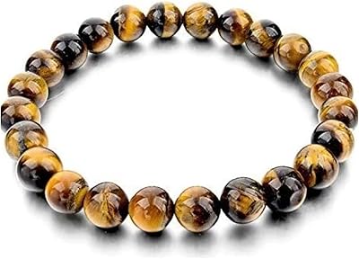 Certified natural natural tiger eye bracelets of 8 mm for women/men, quality pearls AAA unisexes.. DIAYTAR NIGERIA combines the largest product selection with affordable prices and reliable delivery.