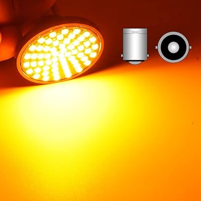 Honlex LED rear flashing with 2 inch amber 1156, 60-SMD 3030, all-in-one lighting kit in style, stop stop for Harley Davidson, Road Glide, Road King, pack of.. DIAYTAR NIGERIA: Where every shopping need is met with affordable prices and timely delivery.