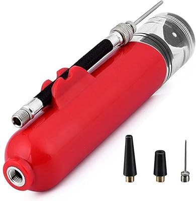 Mini manual Arab needle air pump, 2-way portable inflation system, basketball, football, volleyball and other inflatable equipment.. Experience retail satisfaction with DIAYTAR NIGERIA's comprehensive platform and prompt shipping service.