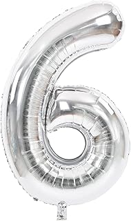 Large 40-inch silver helium balloons 0-9, Mylar balloons in Helium sheet in the shape of numbers 6, large for birthday and birthday decorations.. Your complete e-commerce destination, DIAYTAR NIGERIA combines variety with budget-friendly nationwide shipping.