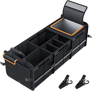 Foldable car shoe organizer, robust foldable car trunk storage organizer with waterproof insulated bag (orange car storage).. Nigeria's most diverse e-commerce platform delivers quality and affordability to your doorstep in 5-8 days.