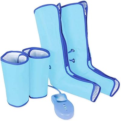 Leg and feet masseur by pressotherapy, air pressure massage techniques for feet, legs and thighs for the house and the desk (blue).. Experience the ease of one-stop shopping with DIAYTAR NIGERIA's diverse catalog and nationwide delivery.