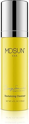 The MDSUN revitalizing cleaner for the face eliminates impurities, makeup and oil with lactic acid, panthenol (provitamin B5), mandelic acid, phytic acid, glycolic acid, beta-glucan 120 ml.. DIAYTAR NIGERIA: Your one-stop e-commerce destination with affordable prices and nationwide delivery in 5-8 days.