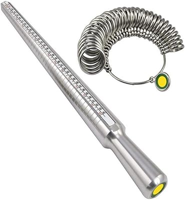 Set of metal ring measurement tools, ring measurement tool with pin rings, finger size, set of UK 1-15 jewelry tools, Multi.. Need it fast? Need it cheap? Choose DIAYTAR Nigeria.