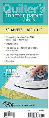 Paper sheets for freezer Quilter: 30 sheets, 8 1/2 "x 11.. DIAYTAR NIGERIA: Putting quality products within reach of every Nigerian through our affordable marketplace.