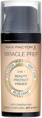 Max factor miracle prep beauty protect primer spf30 pa++, 30 ml.. DIAYTAR NIGERIA: Connecting Nigerians with their needs through our affordable and diverse marketplace.