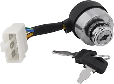 Ignition switch with key for gas generator 2.5-6.5 kW 188F, 6-wire ignition locking cylinder with key.. DIAYTAR NIGERIA: Your affordable gateway to thousands of products delivered promptly nationwide.