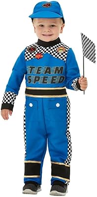 Smivis racing car pilot costume for toddlers, blue, 47716t1, t1-age 1-2 years, width 19 "-20", c19.5-20.5 ", height 34" -39 ".. Everyday deals, every category — only on DIAYTAR Nigeria.