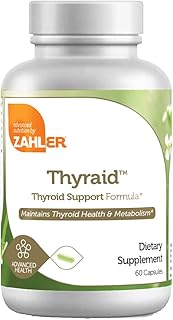 Zahler dietary supplement with iodine and tyrosine helps the health and metabolism of the thyroid, 60 capsules.. Shop smarter with DIAYTAR NIGERIA's vast product range and budget-friendly delivery within the week.