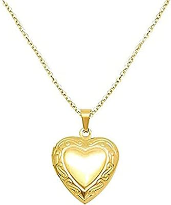 Collar Medallion Women's Woman Stainless Stainless Steel 18 Carats Photo Photo Declaration Pandentive Coeur, Metal, Unknown, Metal, Unknown.. Shop across categories with ease at DIAYTAR NIGERIA, delivering affordability within the week.