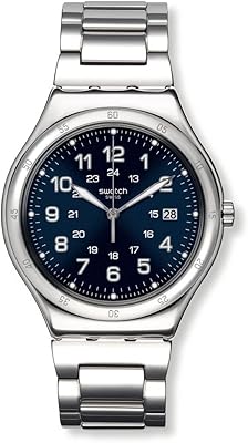 Montre swatch irony big classic yws420gc blue boat again, argent, bracelet.. DIAYTAR NIGERIA: Where convenience meets affordability with delivery across Nigeria in under 8 days.
