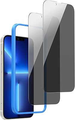 Ugreen confidentiality screen protector for iPhone 13 pro/13/14, 6.1 inches with alignment frame, easy to install, without bubbles, transparent HD, anti-scratch, anti-espion, fond-ending glass,.. Experience retail therapy without the financial stress at DIAYTAR NIGERIA's affordable e-commerce platform.