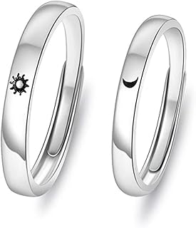 Torque rings with sun and moon design, share of 2 rooms, alliances for her and her, beautiful couple ring - beautifully treated silver.. DIAYTAR NIGERIA delivers on our promise of variety, affordability, and prompt nationwide shipping.