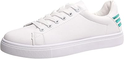 USCAA WOMANS Sneakers Women Shoes Sneakers Women Casual Leather Flat Shoe White (Color: 1, Size: 38).. DIAYTAR NIGERIA makes every purchase count with our affordable prices and reliable 5-8 day shipping.