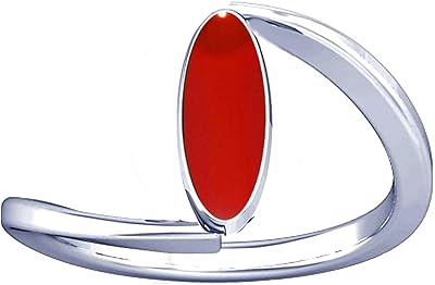 Silver ring with precious red stones Italian red divya shakti for women.. Shop the smart way with DIAYTAR NIGERIA's extensive selection and budget-friendly nationwide delivery.