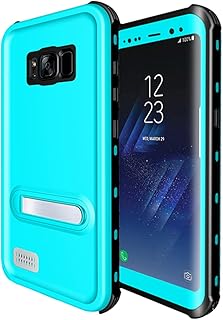 Waterproof shell for Samsung Galaxy S8 plus 6.2 inch, design resistant to snow, shock and dirt (blue green).. DIAYTAR NIGERIA: Your trusted e-commerce partner with extensive product choices and affordable delivery.