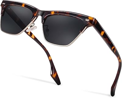 Mayar polarized sunglasses for women, half-chipped retro sunglasses for UV400 m2192 protection.. Great deals and fast delivery — the DIAYTAR Nigeria guarantee.