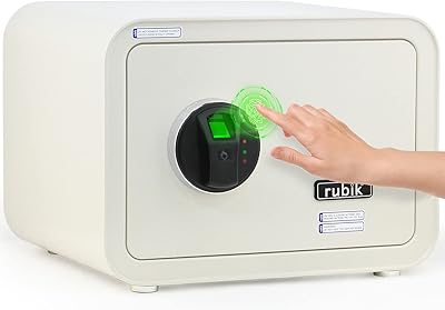 Rubik safe with biometric fingerprint lock, safe for A4 format for the house, the office and the RB25QC9 shop (25x35x28cm).. Experience the ultimate in shopping convenience with DIAYTAR NIGERIA's vast catalog and 5-8 day delivery.